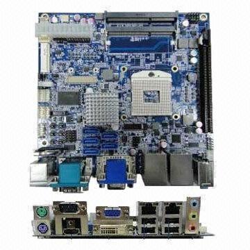 Quality Industrial Motherboard in Mini-ITX Form Factor with Intel Core i7, i5, i3, Celeron Processor and HM5 for sale