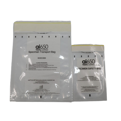 Quality 95kPa Medical Transfer Bag With Pressure Sensitive Adhesive Closure Leakproof for sale
