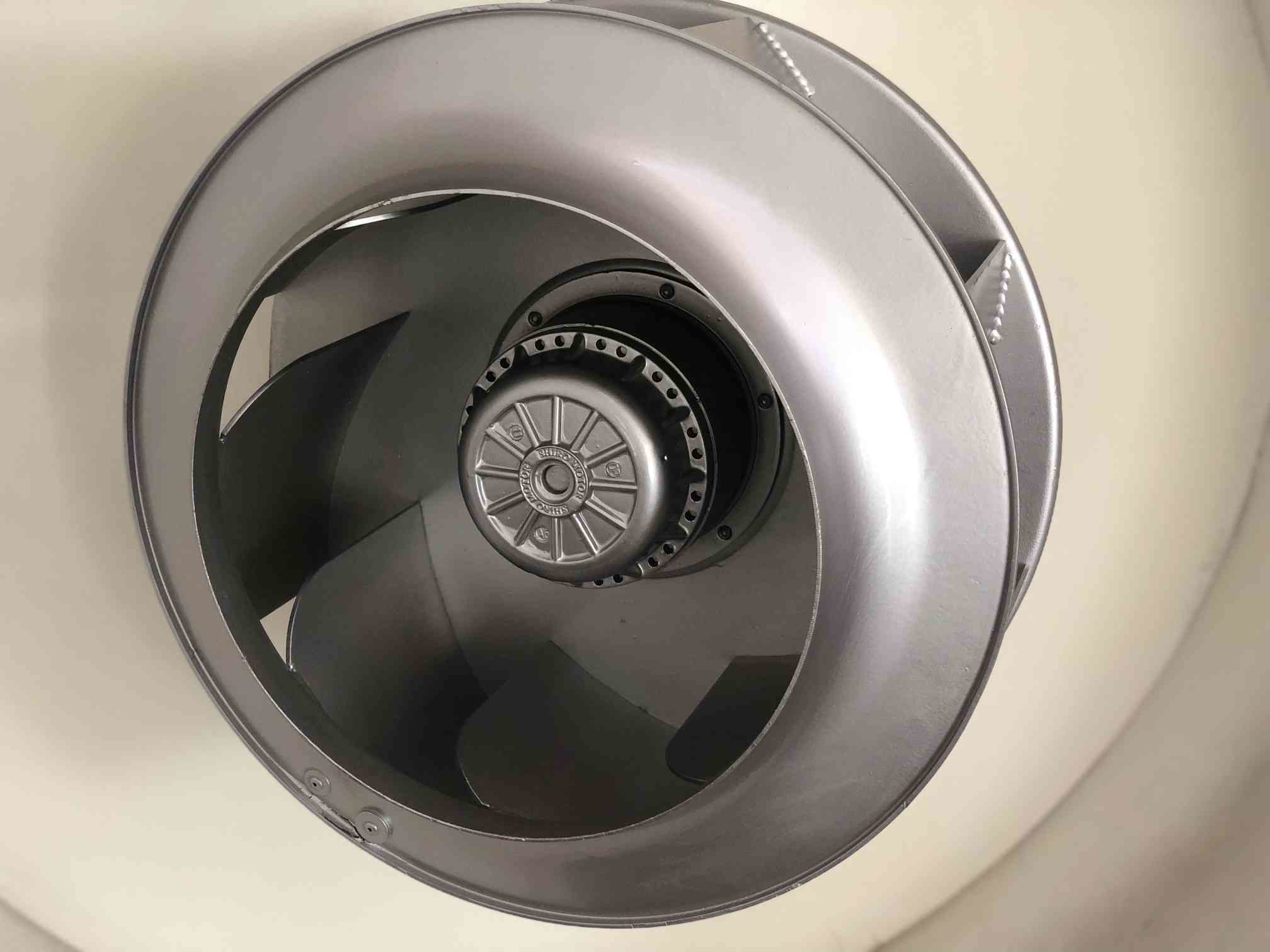 Quality 315mm 1428 rpm Centrifugal Exhaust Fan Single Phase 4 Pole External Rotor Fan for sale
