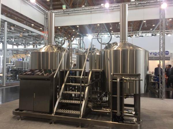 Buy SUS 304 7Bbl Large Scale Brewing Equipment Semi Automatic Control System at wholesale prices