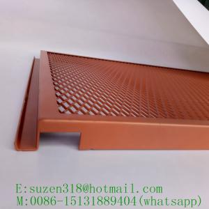 Quality powder coated aluminum expanded metal for interior ceiling design for sale