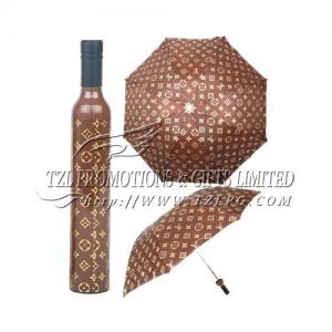 Quality Promotional Bottle Umbrellas, LOGO/OEM available folded Umbrella FD-B414 for sale