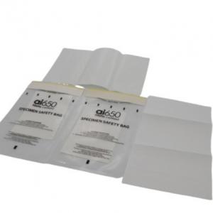 Quality Polyethylene Clear / White Specimen Transport Bags For Medical Use for sale