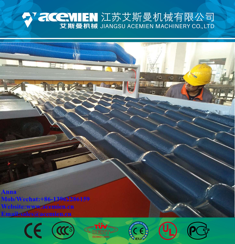 Quality PVC Plastic Glazed Tile Machinery Production Line/pvcPVC Corrugated Roofing Sheet Production Line for sale