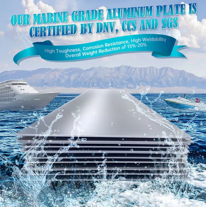 5083 H116 H321 5052 5005 5754 Aluminium Alloy Sheet Marine Grade Aluminum Plate For Boat Ship Building