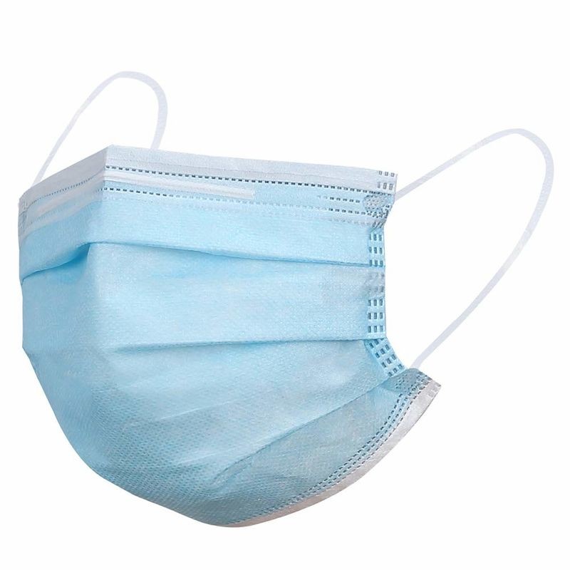 Quality Lightweight 3 Ply Non Woven Face Mask  ,  Disposable Pollution Mask  Non Toxic for sale