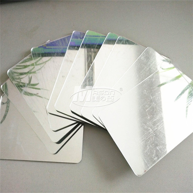 Quality 4x8 Glass Mirror Panels Custom Colored Acrylic Mirror Sheets For Gardens for sale