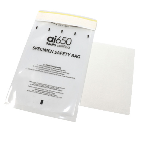 Quality Customized Biohazard Self Adhesive Bag Waterproof Chemical Test Biological for sale