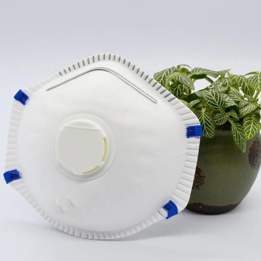 Quality Anti Bacteria Cup FFP2 Mask Industry Valved Particulate Respirator For Worker for sale