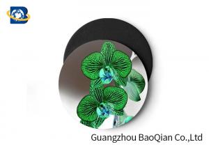 Quality Stunning Flower Personalised Round Coasters , Print Your Own Coasters 3D Lenticular Picture for sale