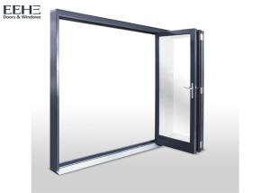 Quality Long Life Span Aluminium Folding Doors For Exterior Customized Extrusion Thickness for sale