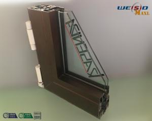 Quality Construction AA6063 T5 Aluminium Window Profiles / Wood Aluminum Structural Shapes for sale