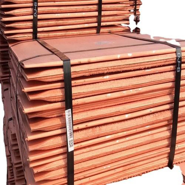 Quality 99.99 Copper Cathode Sheet Plate 2mm 3mm Thick Electrolyte Copper Plating for sale