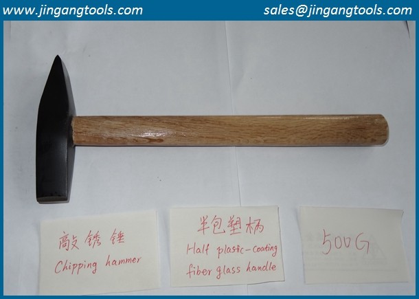Quality chipping hammer with hickory handle, GS standard, factory supplier for sale