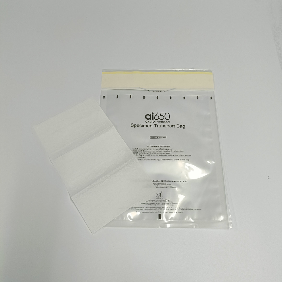 Quality Autoclave Transparent Zipper Biological Laboratory Specimen Bags With Pocket for sale