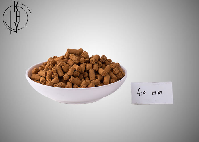 Quality High Effective Iron Oxide Desulfurization Fe2o3 Pellets For Chemical Gas Processing for sale