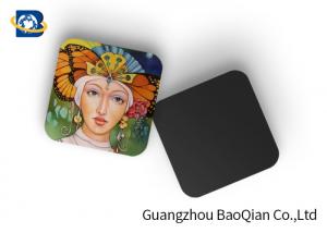 Quality Square Wine Tea Cup Custom Printed Coasters 3D Lenticular Printing Service for sale