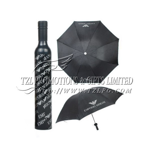 Quality Promotional Bottle Umbrellas, LOGO/OEM available folded Umbrella FD-B416 for sale