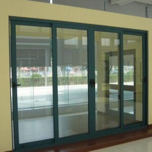 Quality Office Double Glazed Aluminium Sliding Doors Villa ISO9001 for sale