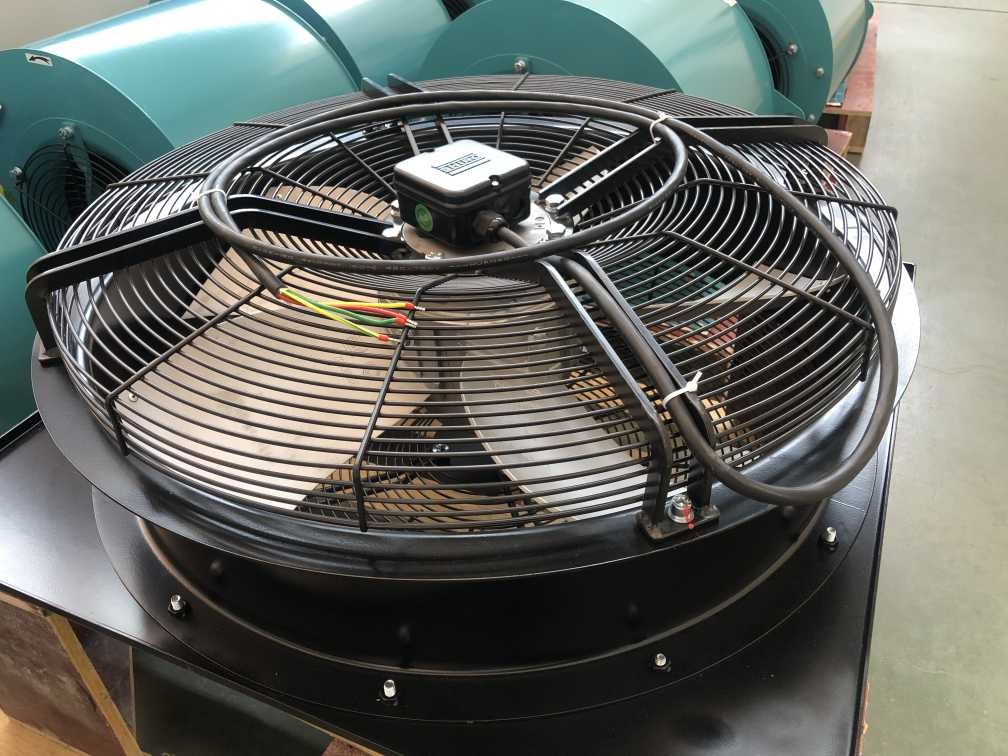 Quality 850rpm Three Phase Six Pole Axial Ventilation Fan 560mm Blade for sale
