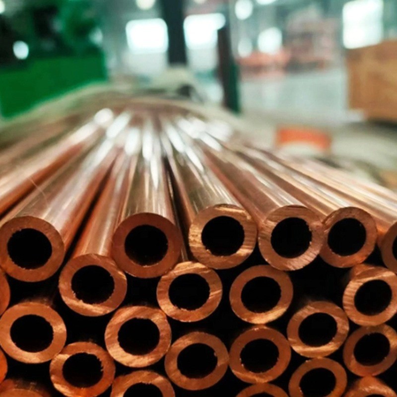 Quality C26000 15mm Copper Metal Pipe Refrigeration Tube 12m 1000mm for sale
