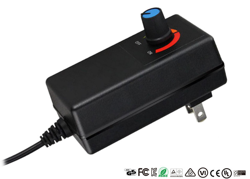 Quality Manual 12W Variable Voltage Adjustable Power Adapter DC 1.2A 1200mA for sale