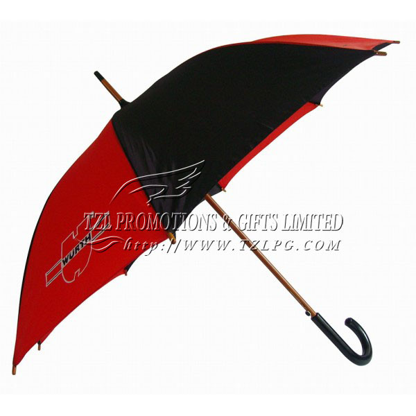 Quality Promotion Wooden handle Umbrellas, LOGO/OEM available Straight Umbrella ST-W310 for sale