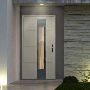 Quality Indoor Entrance Aluminum Hinged Door Sound Insulation Double Glass Aluminum for sale