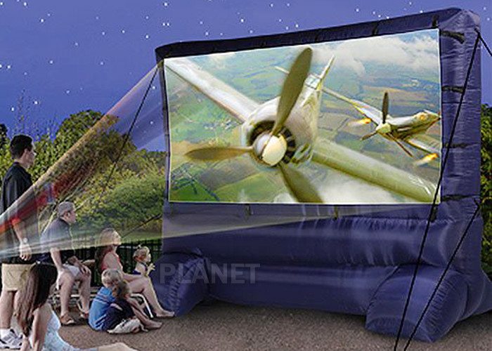 Quality Lightweight Inflatable Outdoor Projector Screen Fabric Material Apply To Home for sale