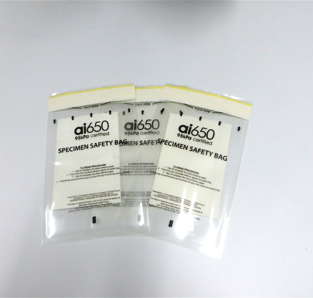 Quality Laboratory 50pcs Biohazard Specimen Bags Self Adhesive Seal for sale