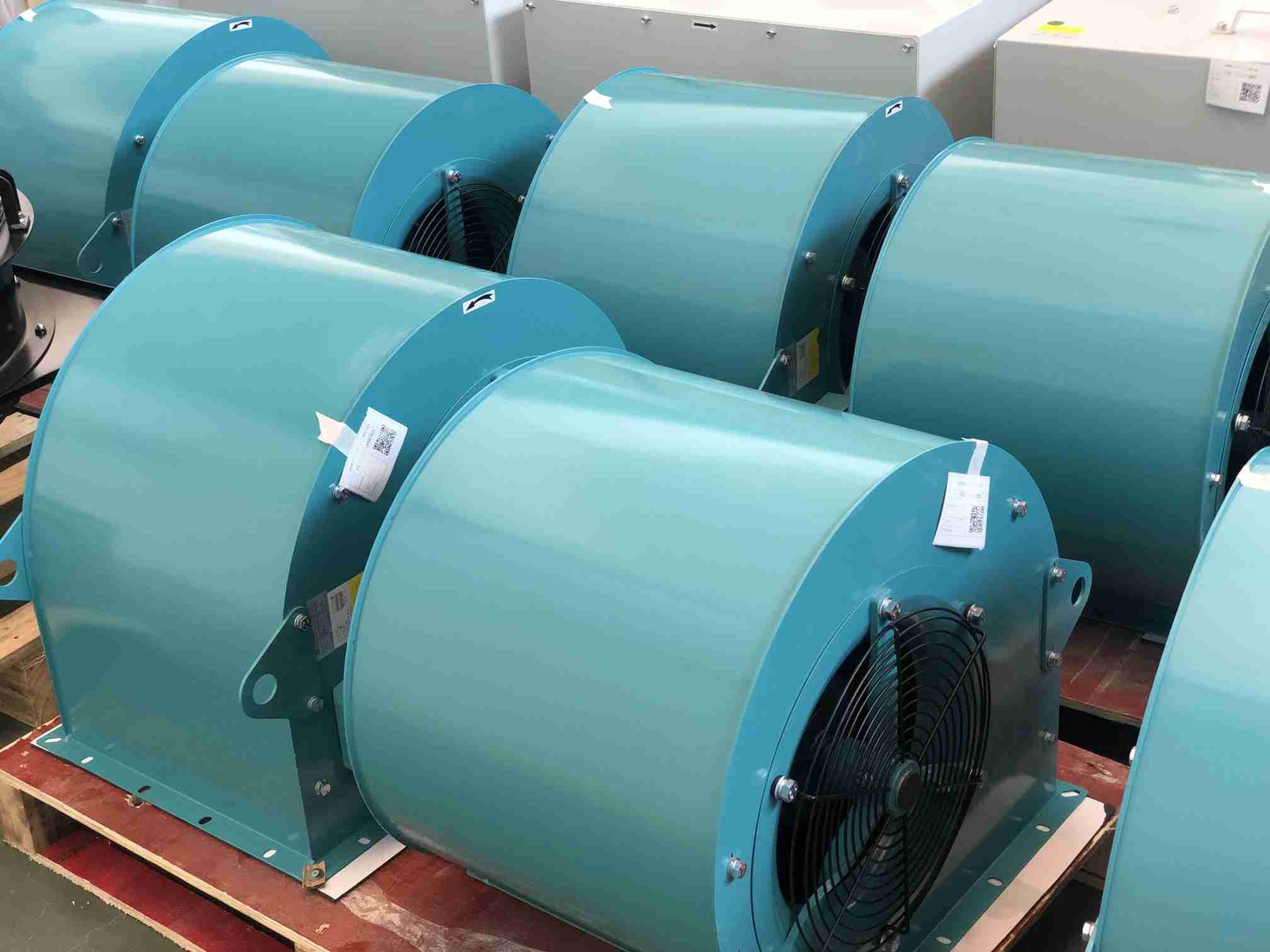 Quality Single Phase 4 Pole Forward Centrifugal Fan With 250mm Blade for sale