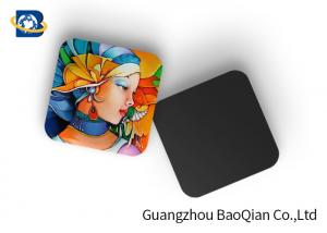 Quality Mini 3D Personalised Tea Coasters / Cup Coasters , Custom Square Coasters Printing Placemat for sale