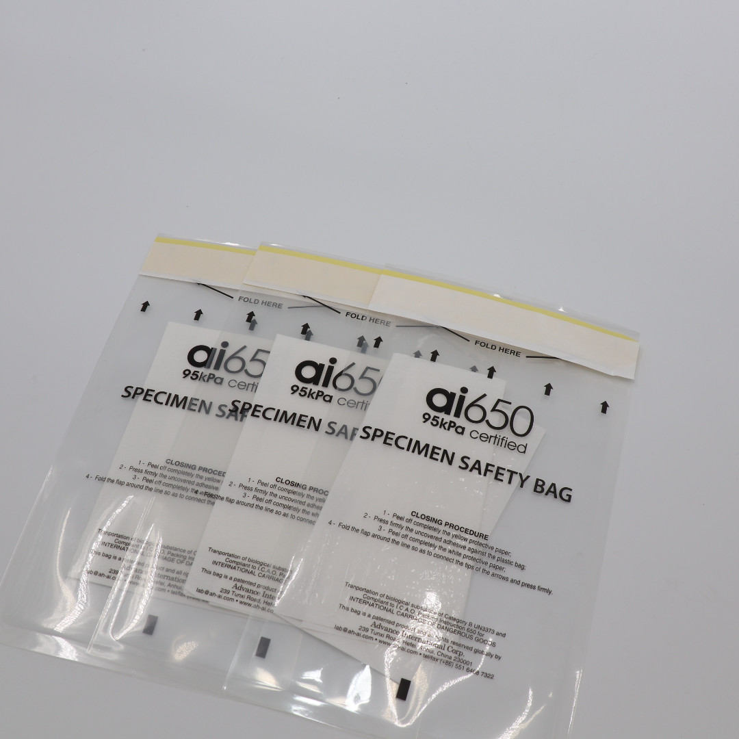 Quality LDPE Ziplock Biohazard Specimen Bags Resealable For Medical Usage for sale