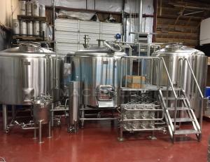 Quality 5bbl 500 Liters Brewery Brewhouse with Steam Direct Fire Electric Heating for sale