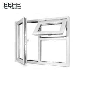 Quality Exterior Double Glazed Aluminium Awning Windows With Chain Winder And Keys for sale
