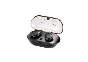 Quality Sweatproof TWS Bluetooth Earphone , Mini Invisible Wireless Earbuds With Charging Bin for sale