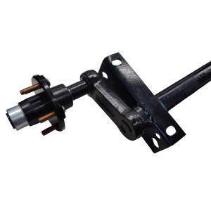 Quality 1500kg Trailer Torsion Axles Wheel Hub Trailer Axle With Mechanical Drum Brake for sale