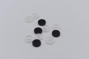 Quality Clear Plastic Garment Buttons Lettering Words 12L For Shirt Dress for sale