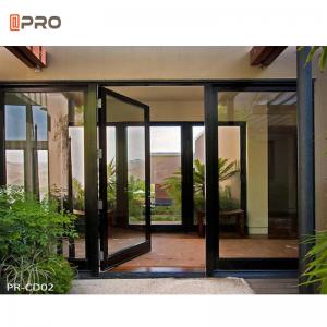 Quality Anti Theft  Exterior Aluminum Hinged Patio Door For Shower for sale
