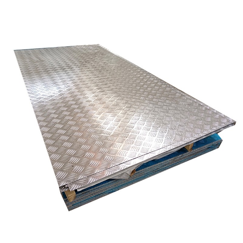Quality 5052 6063 Rolling Aluminum Checker Sheet Noneslip 3bar 5bar For Trailers for sale
