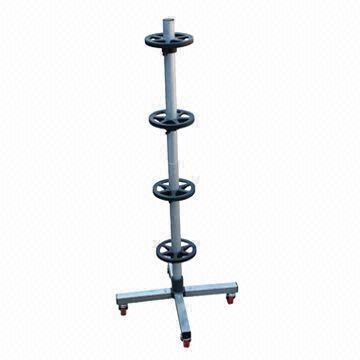 Quality Tire Stand with Casters, Made of Steel for sale