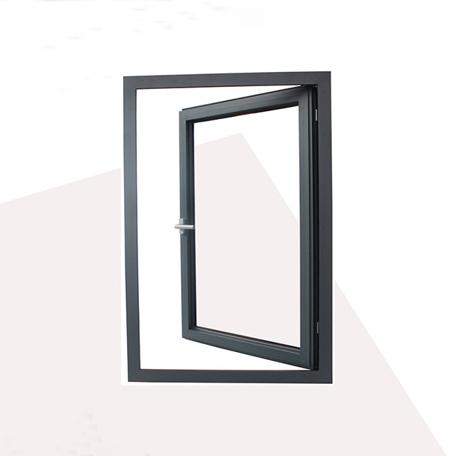 Quality Soundproof Aluminum Casement Window Tempered Glass for sale