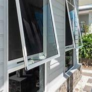Quality Aluminium Metal House Window Awnings Top Hung Bathroom for sale
