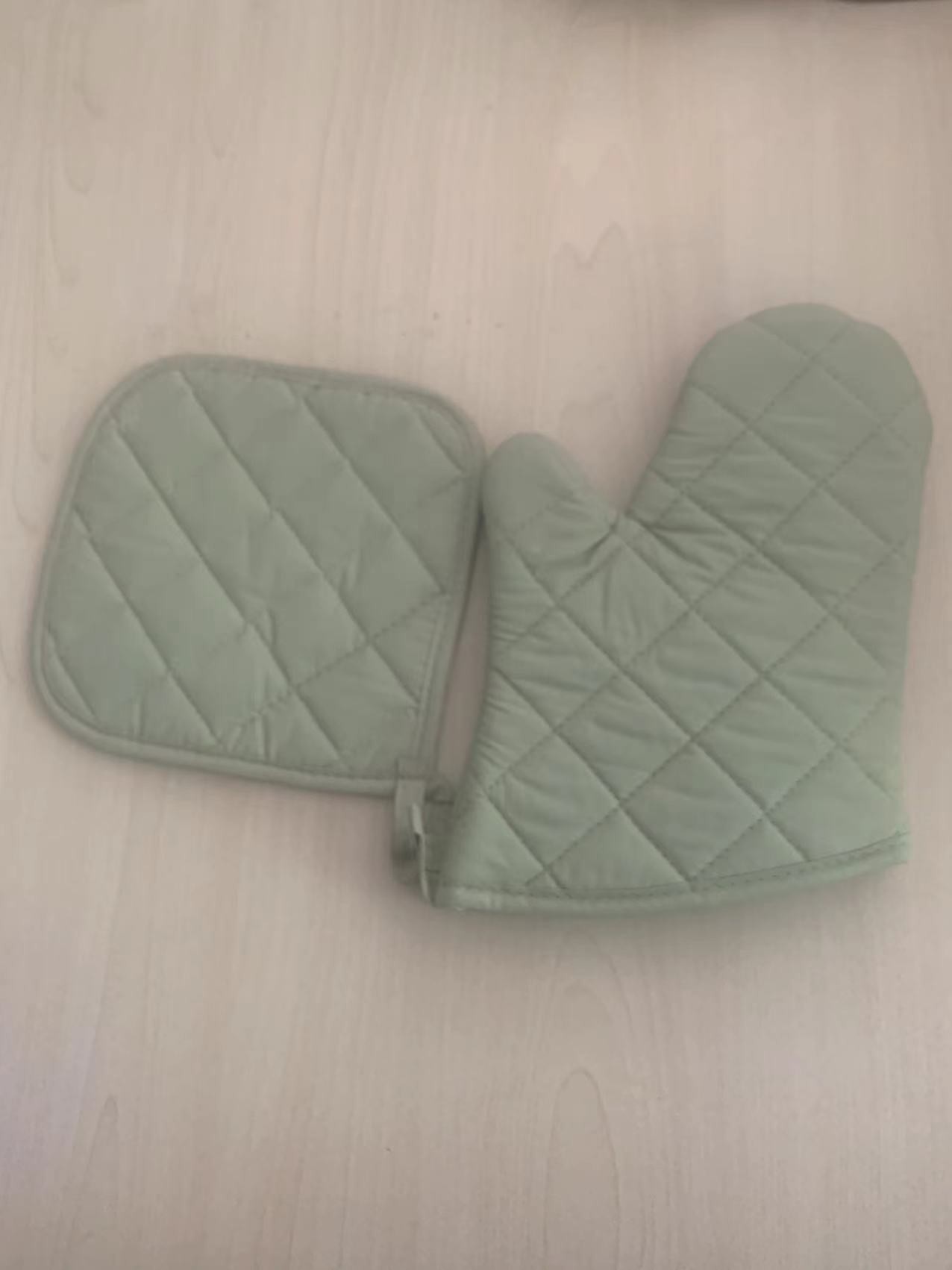 Quality New Design Coating Oven Mitts Heat Resistant Potholder Cotton Gloves for sale