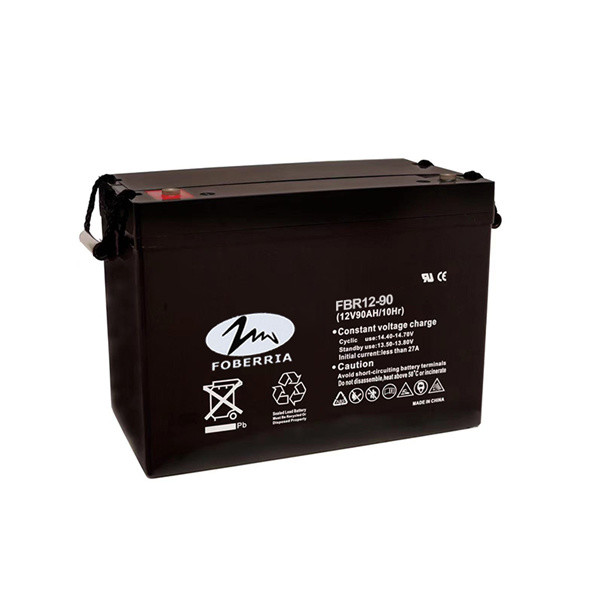 Quality F14 Terminal Sealed Vrla 12v90ah UPS Battery Lead Acid 306*169*211mm for sale