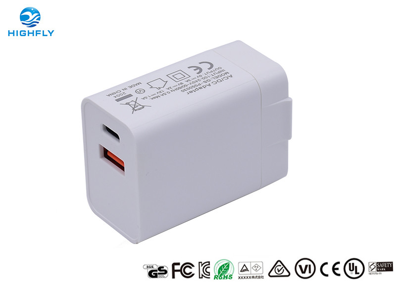 Quality PD QC3.0 Charging Quick Dual USB 18W Universal Travel Charger for sale