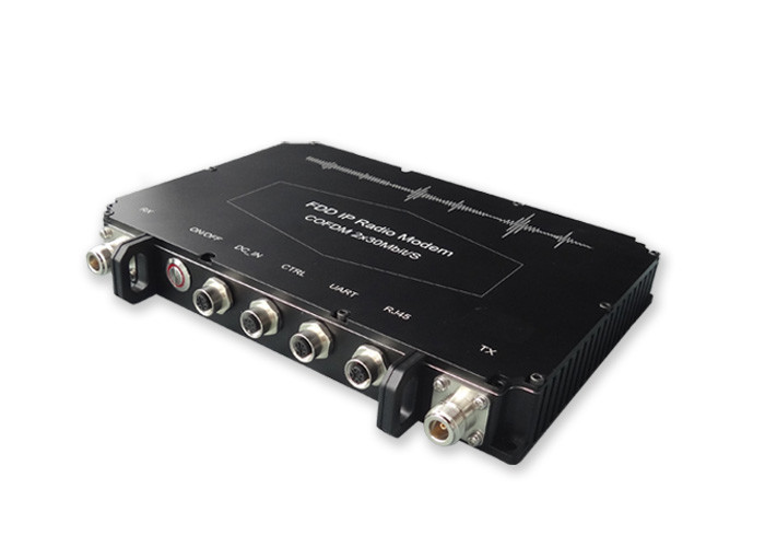 COFDM Ethernet RS232 Radio Transceiver , H.265 COFDM Wireless HD Transceiver