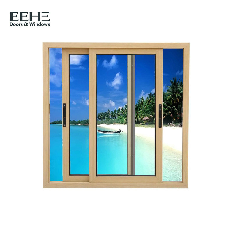 Quality Thermal Break Aluminum Sliding Glass Windows For Residential Silicone Sealant Seal for sale