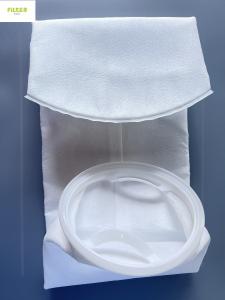 Quality PP 1 Micron 200 Micron Liquid Filter Bag 7&quot;X32&quot; With Plastic Ring for sale
