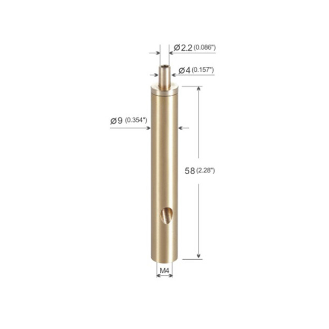 Quality Long Cylindrical Smart Hanging Cable Gripper 9x58mm Brass Material YW86412 for sale